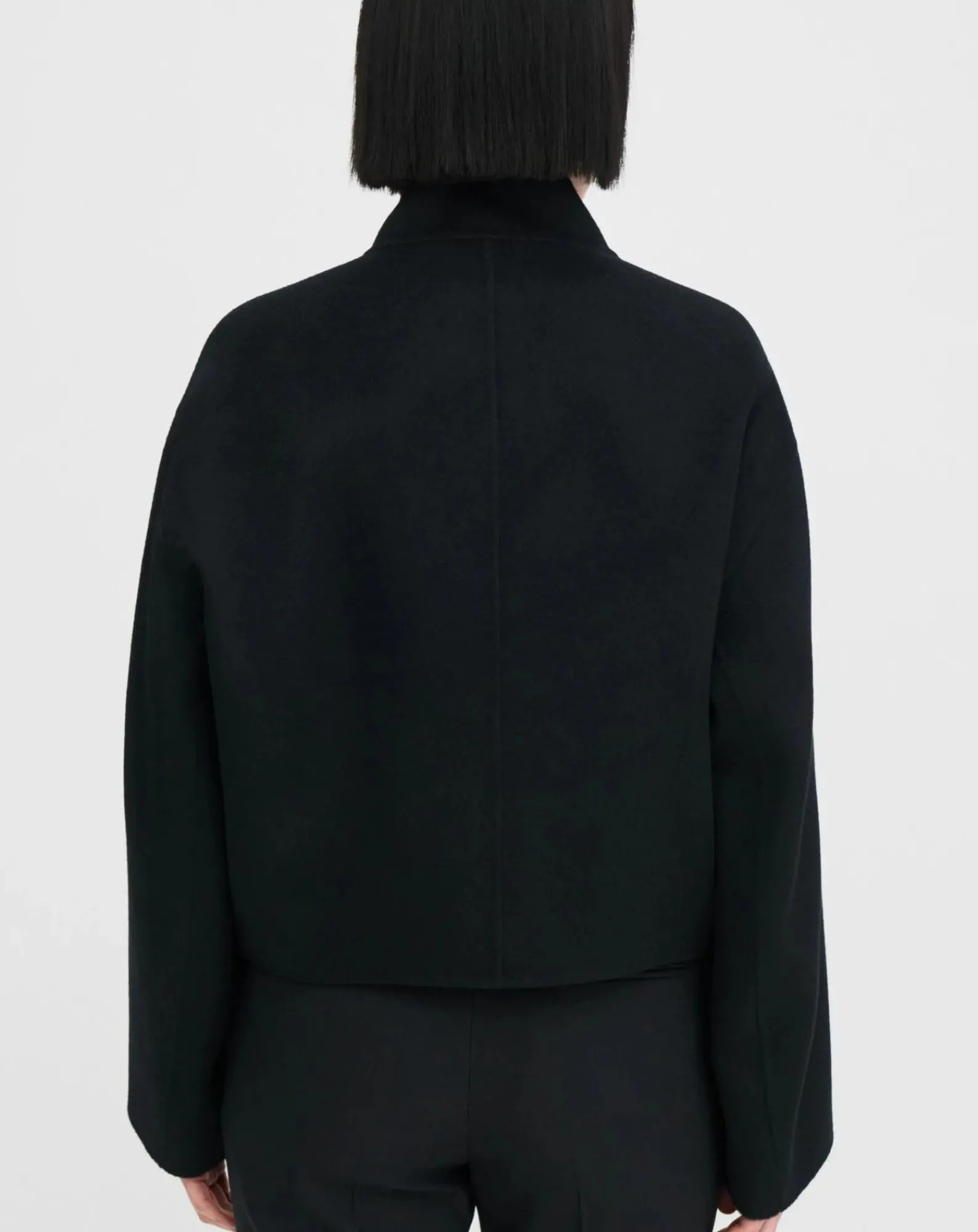 Filippa K Vestes, Manteaux-Dafina lightweight jacket in wool and cashmere Noir