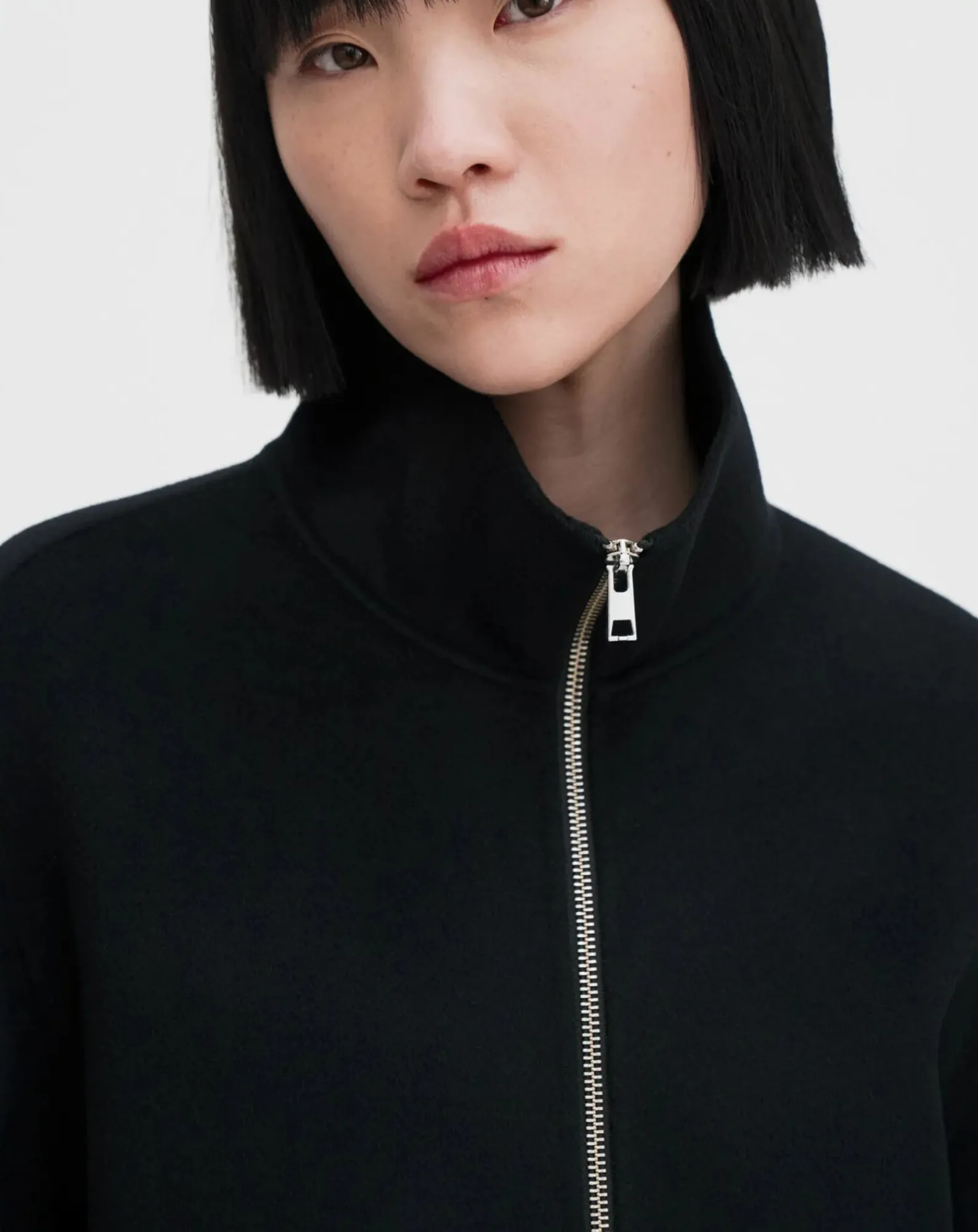 Filippa K Vestes, Manteaux-Dafina lightweight jacket in wool and cashmere Noir