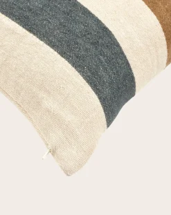 Libeco Coussins|Coussins-Dakota Stripe cushion cover Ecru
