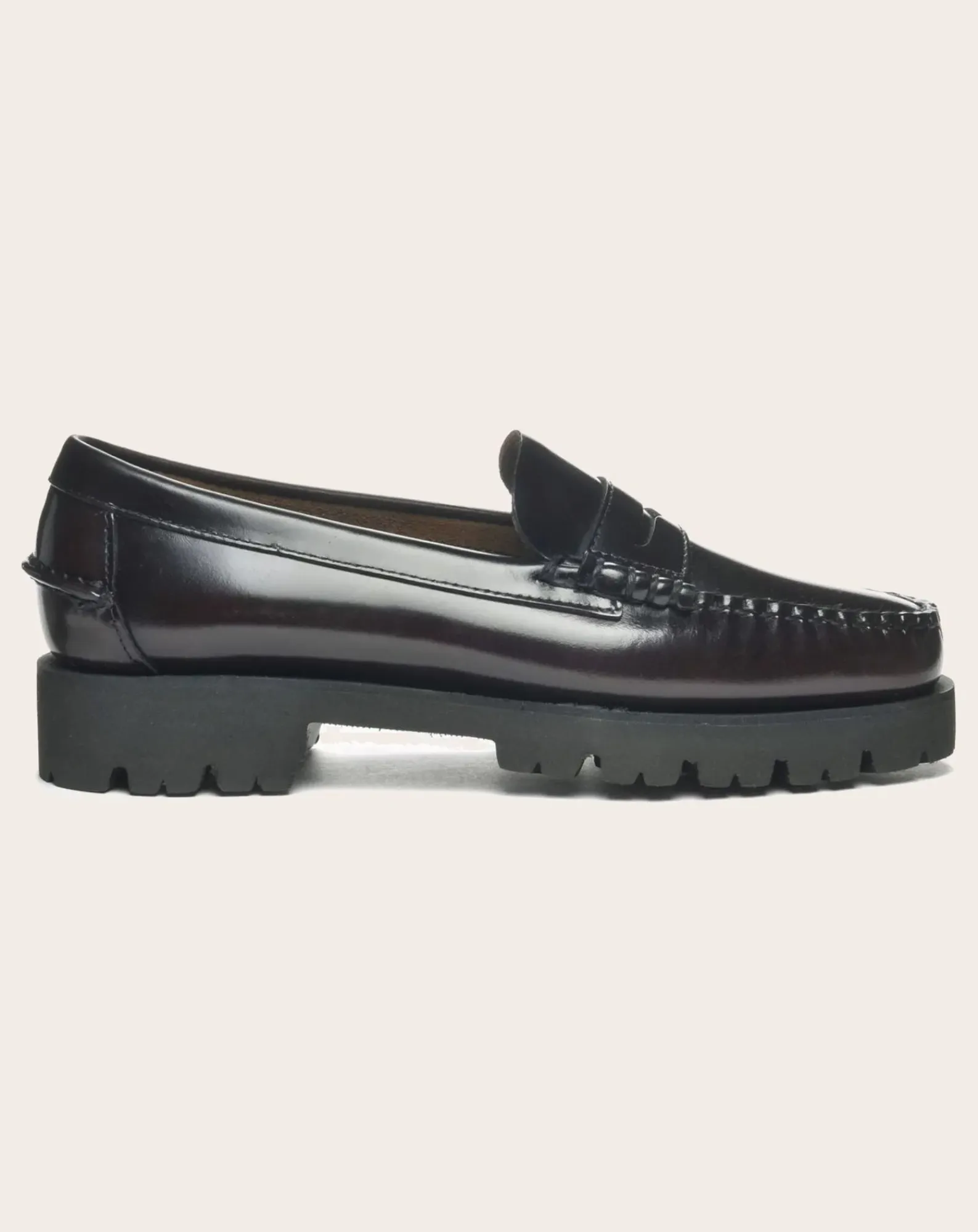 Sebago Derbies, Mocassins-Dan Lug loafers Bordeaux