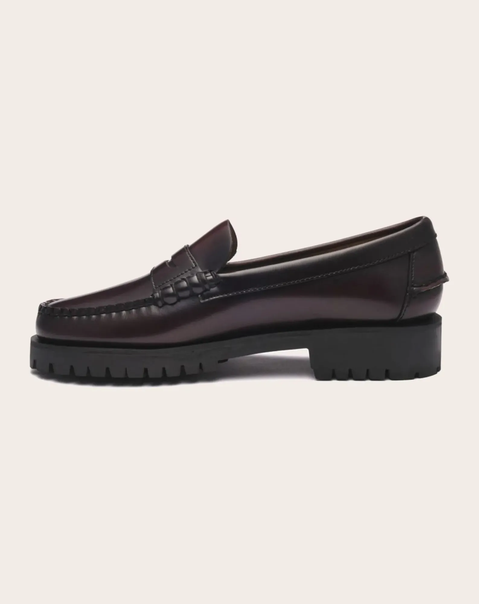 Sebago Derbies, Mocassins-Dan Lug loafers Bordeaux