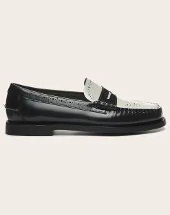 Sebago Derbies, Mocassins-Dan Perf loafers Noir