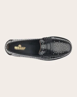 Sebago Derbies, Mocassins-Dan Studs loafers Noir
