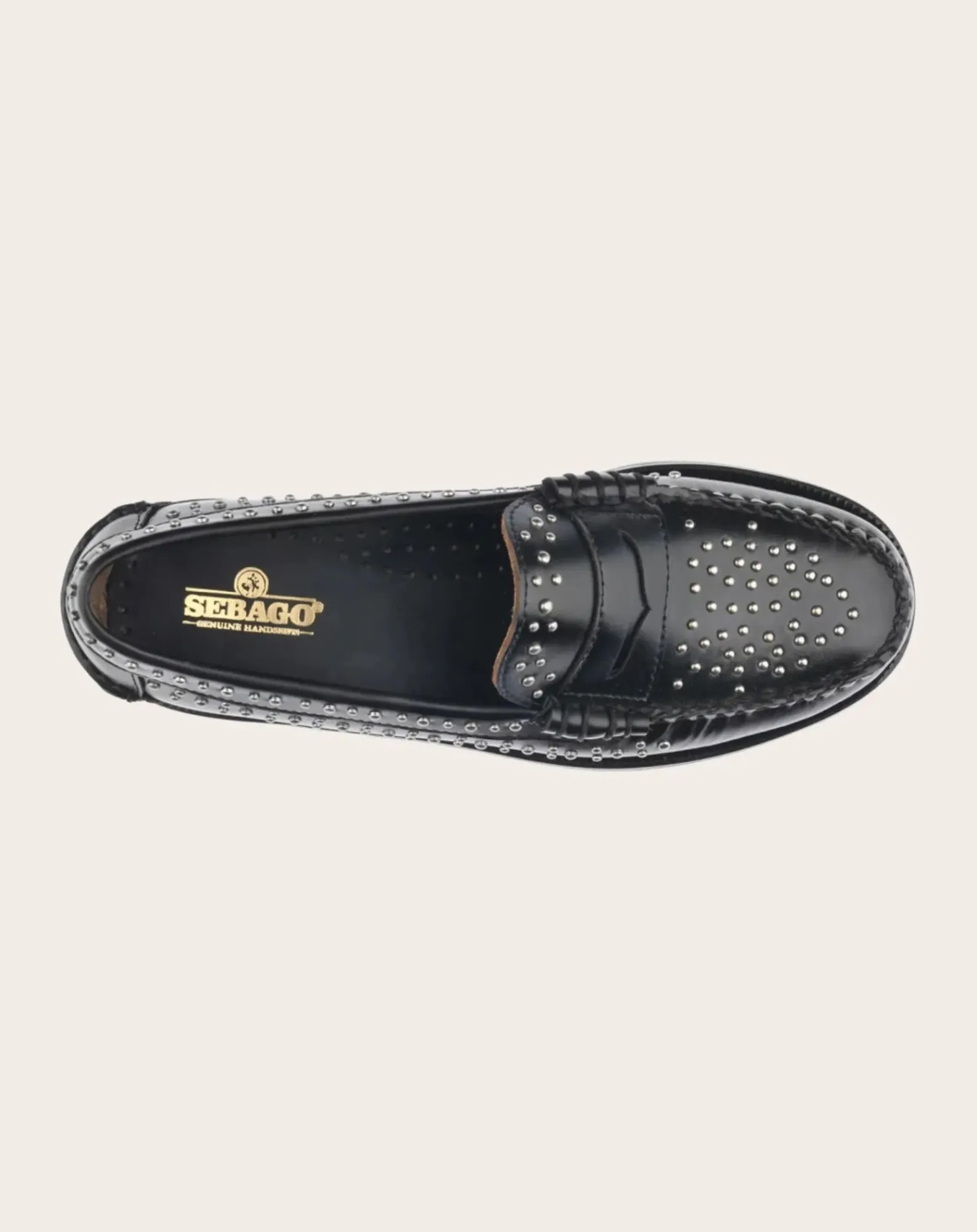 Sebago Derbies, Mocassins-Dan Studs loafers Noir