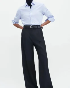 Filippa K Pantalons, Jeans-Darcey wool pants Noir