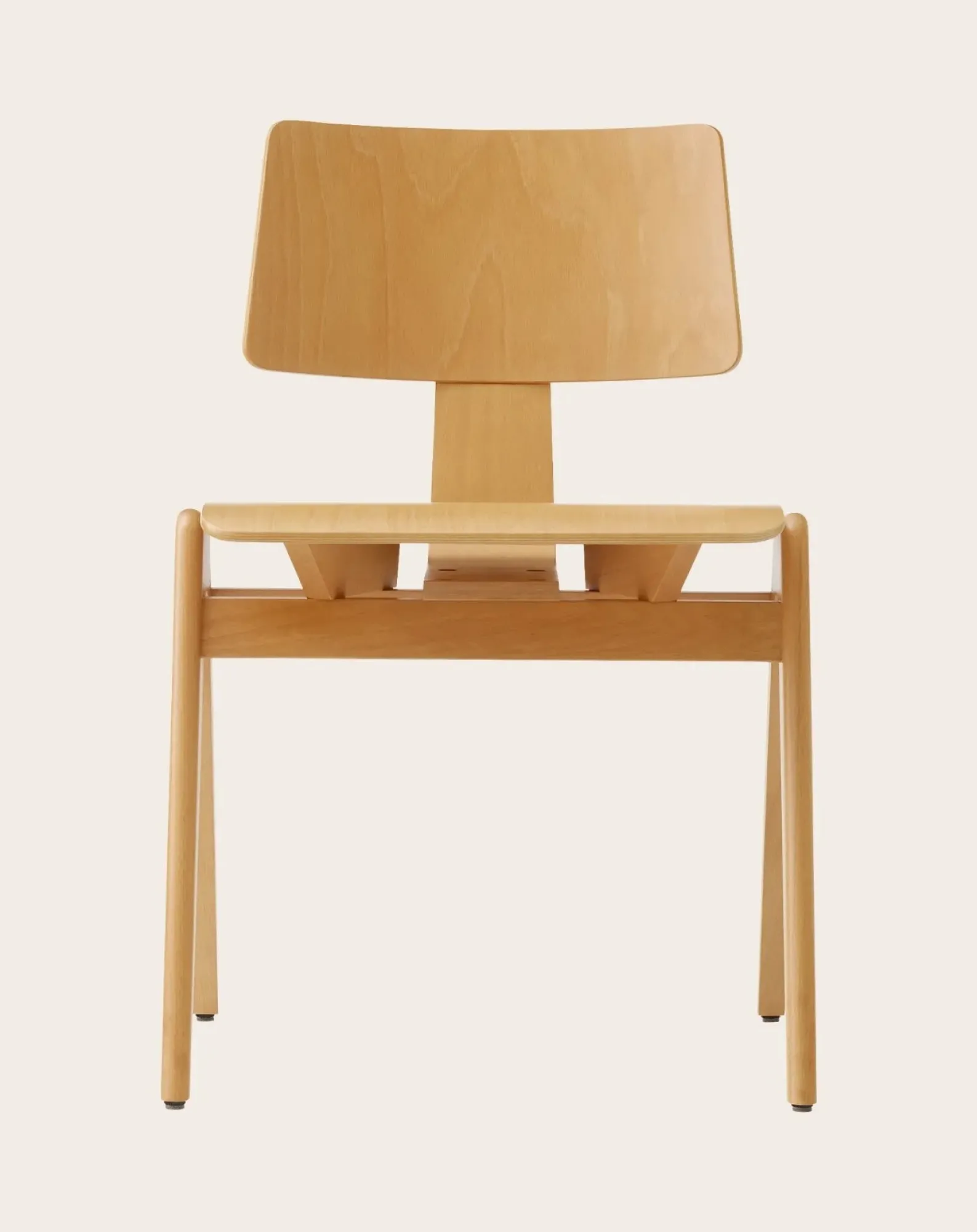 & Tradition Chaises, Tabourets-Daystack RD1 chair, Robin Day Hêtre