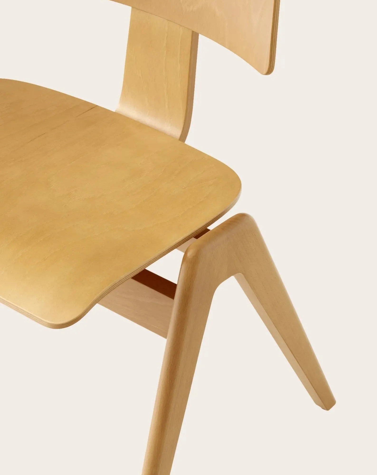 & Tradition Chaises, Tabourets-Daystack RD1 chair, Robin Day Hêtre