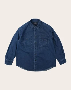 Frizmworks Chemises-Denim Utility Cotton Shirt Indigo