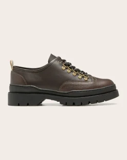 Kleman Derbies, Mocassins-Derbies Notched Sole CG Leather Courier Marron