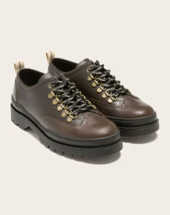 Kleman Derbies, Mocassins-Derbies Notched Sole CG Leather Courier Marron