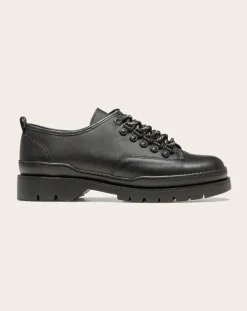 Kleman Derbies, Mocassins-Derbies Notched Sole CG Leather Courier Noir