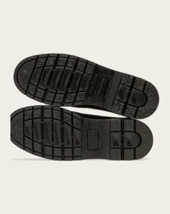 Kleman Derbies, Mocassins-Derbies Notched Sole CG Leather Courier Noir