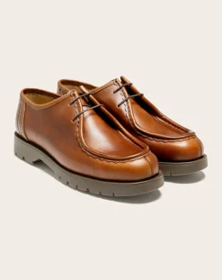 Kleman Derbies, Mocassins-Derbies Notched sole Tambour TH Leather Cognac
