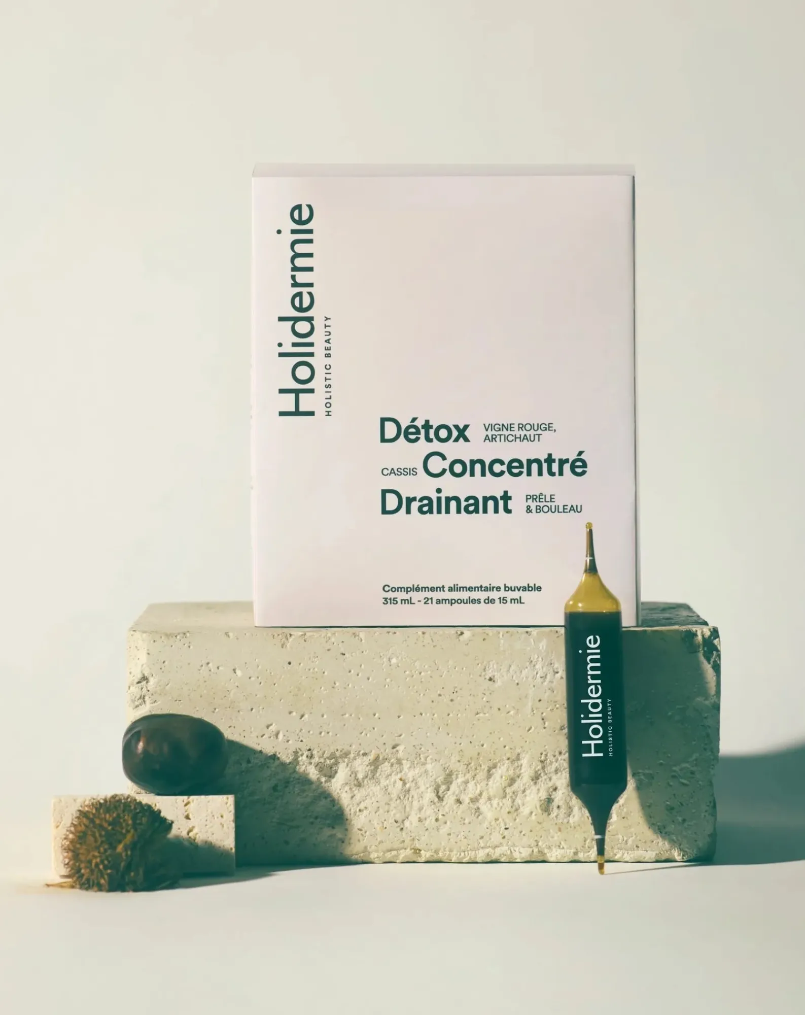 Holidermie Compléments Alimentaires-Detox draining concentrate - 21 phials Non teinté