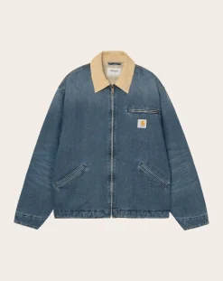 Carhartt WIP Vestes, Manteaux-Detroit OG Jacket Bleu