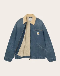Carhartt WIP Vestes, Manteaux-Detroit OG Jacket Bleu