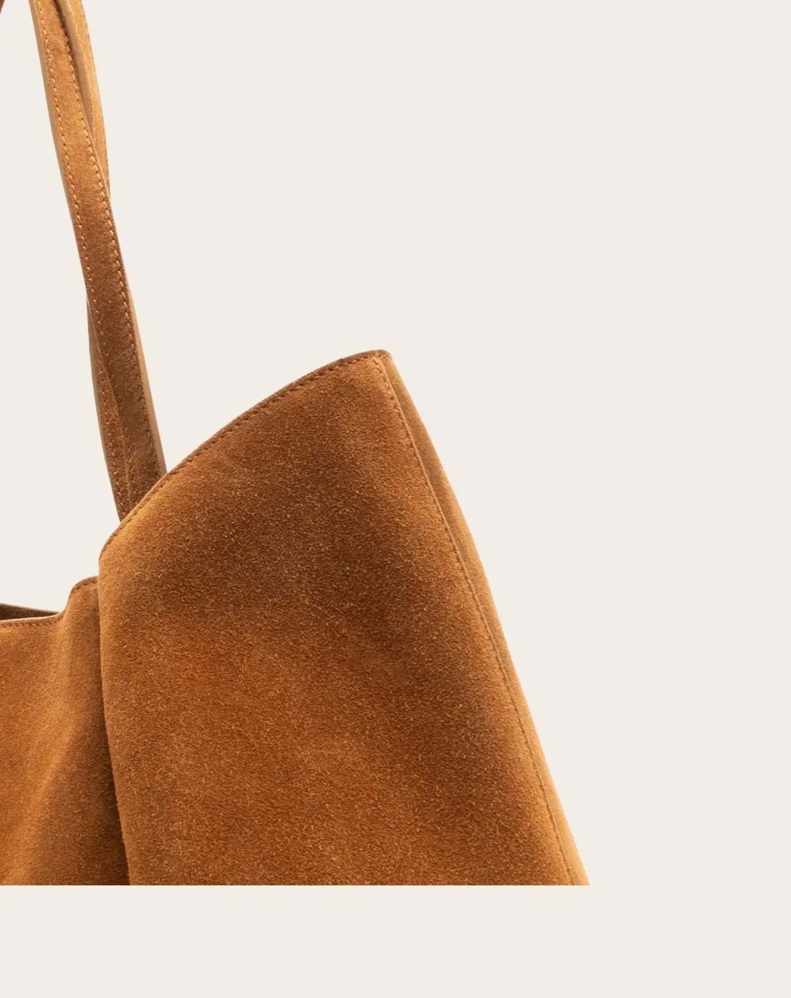 Elleme Cabas-Dimple tote bag Sweden Cognac