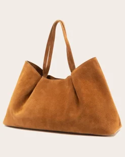 Elleme Cabas-Dimple tote bag Sweden Cognac