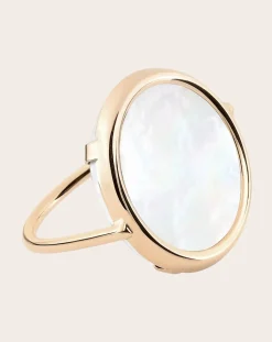 Ginette NY Bagues-Disc ring Nacre