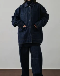 Soeur Vestes, Manteaux-Domingo Denim Organic Cotton Jacket Denim brut