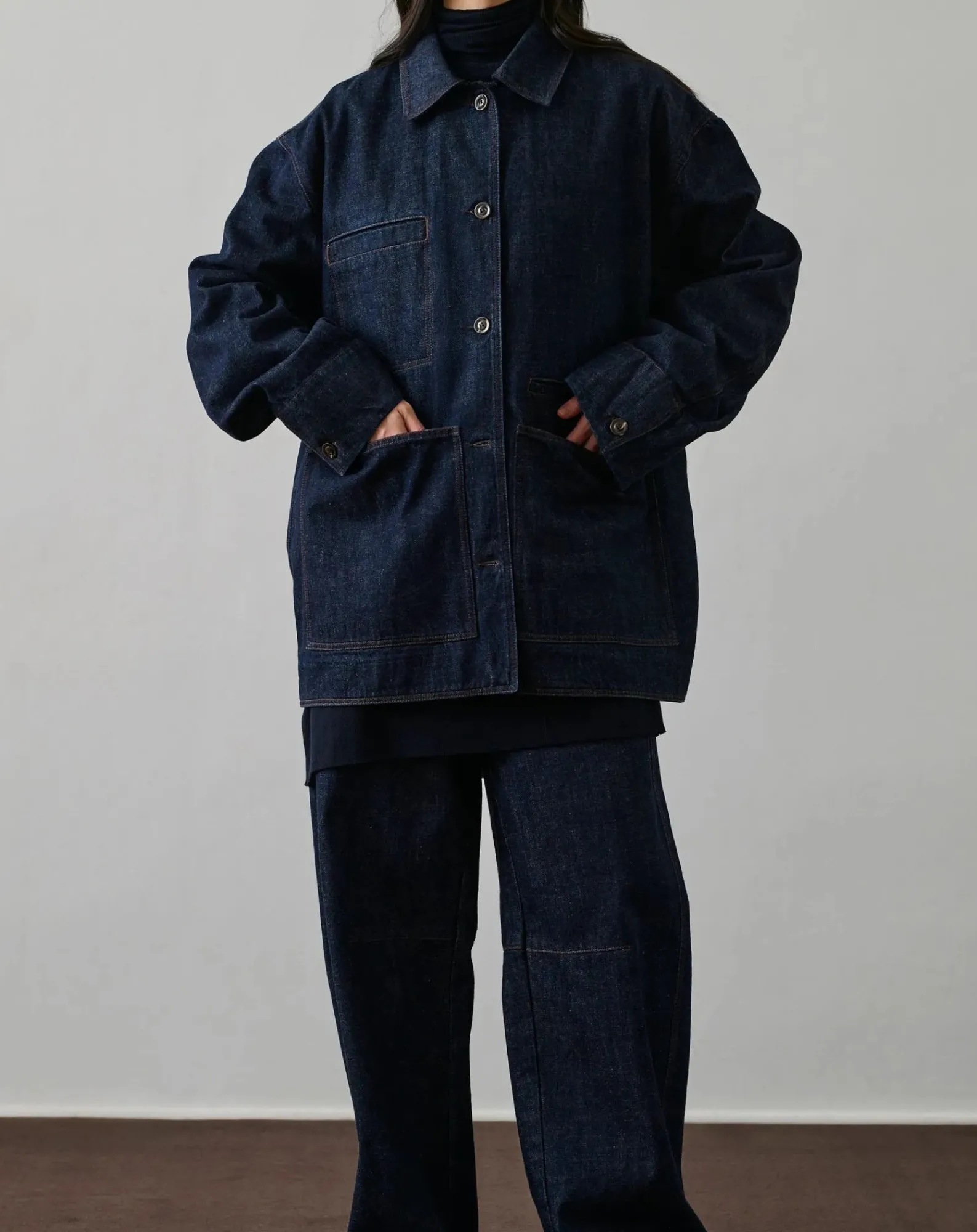 Soeur Vestes, Manteaux-Domingo Denim Organic Cotton Jacket Denim brut