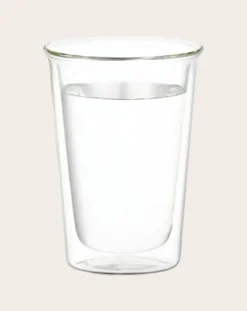 Kinto Verres, Carafes-Double Wall Glass - 290 ml Transparent