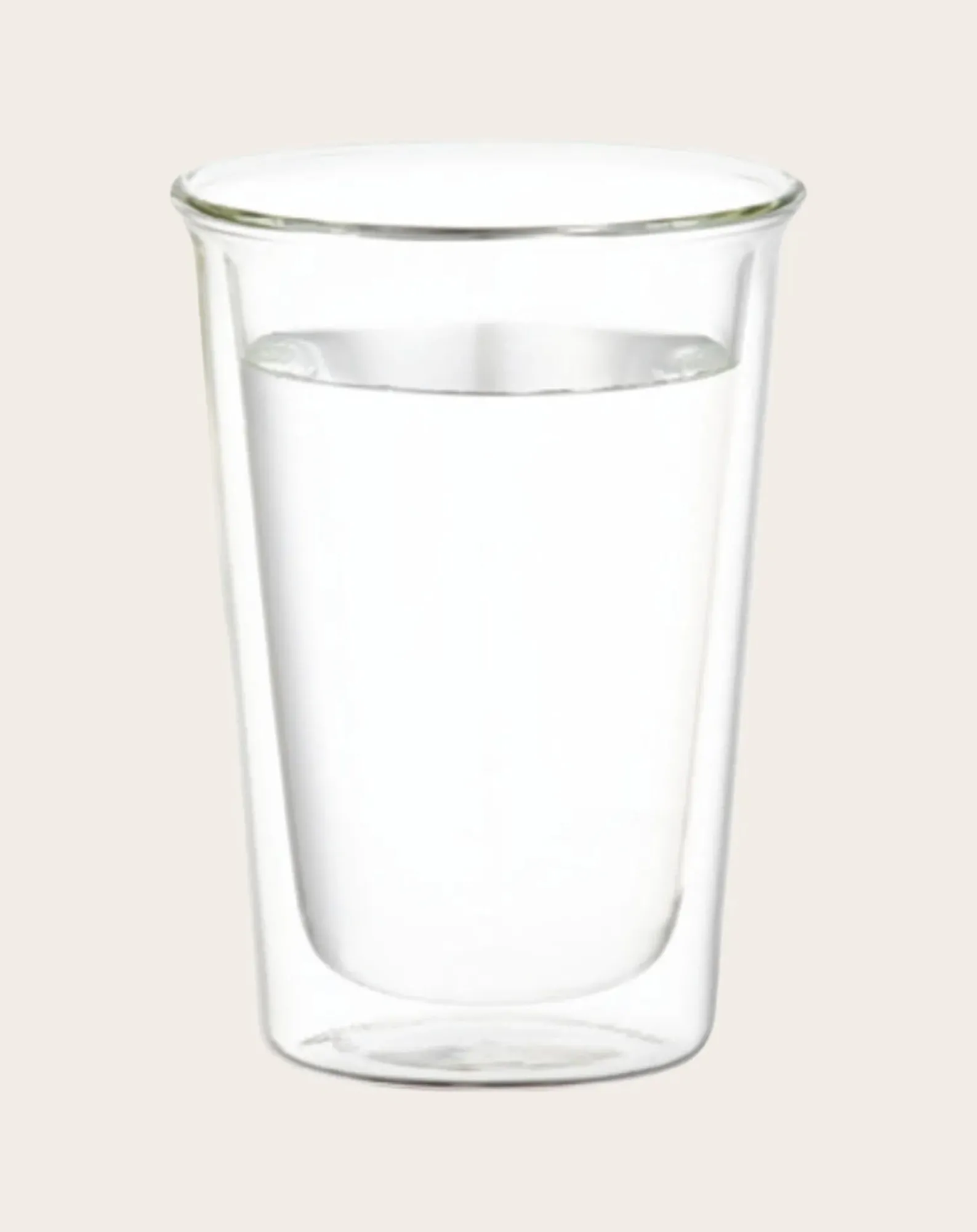 Kinto Verres, Carafes-Double Wall Glass - 290 ml Transparent
