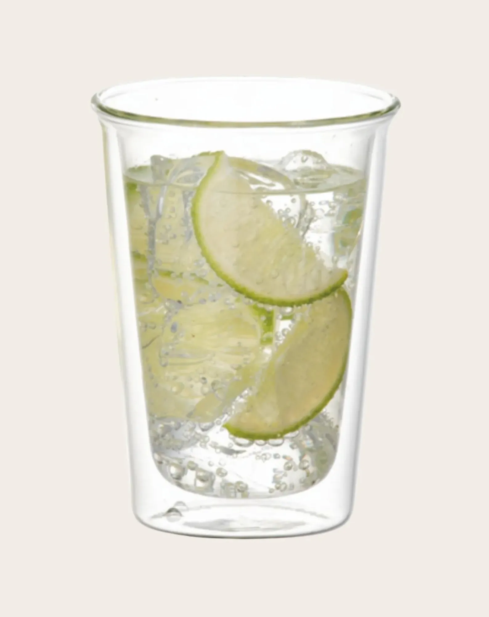 Kinto Verres, Carafes-Double Wall Glass - 290 ml Transparent