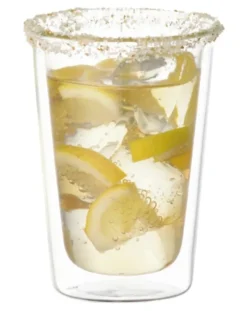 Kinto Verres, Carafes-Double Wall Glass - 290 ml Transparent