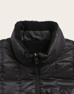 Taion Vestes, Manteaux-Doudoune Military Riversible HI Neck Down Vest Noir