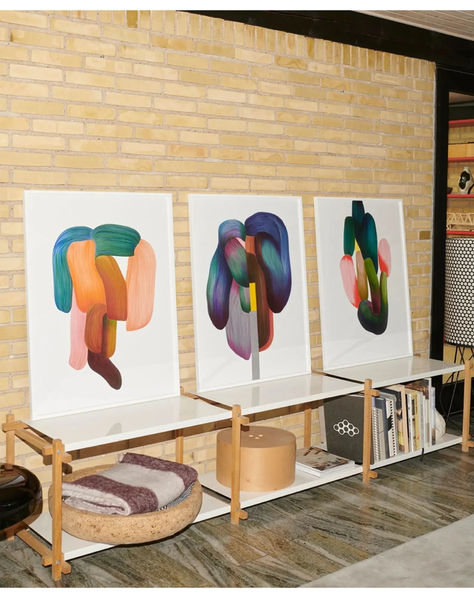 The Wrong Shop Décoration Murale, Papier-Peint-Drawing 14 Ronan Bouroullec Rouge