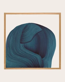 The Wrong Shop Décoration Murale, Papier-Peint-Drawing 4 Ronan Bouroullec Bleu