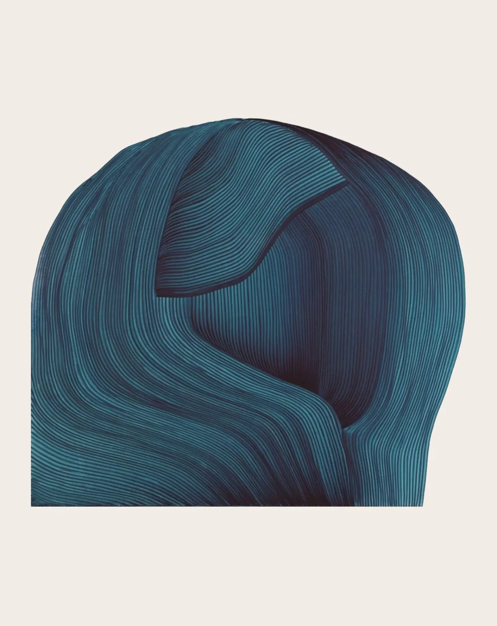 The Wrong Shop Décoration Murale, Papier-Peint-Drawing 4 Ronan Bouroullec Bleu