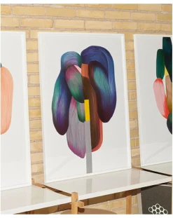 The Wrong Shop Décoration Murale, Papier-Peint-Drawing 16 Ronan Bouroullec Bleu