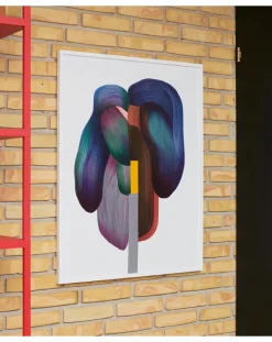 The Wrong Shop Décoration Murale, Papier-Peint-Drawing 16 Ronan Bouroullec Bleu