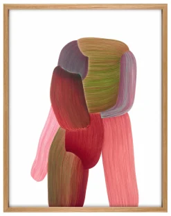 The Wrong Shop Décoration Murale, Papier-Peint-Drawing 18 Ronan Bouroullec Rouge