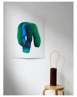 The Wrong Shop Décoration Murale, Papier-Peint-Drawing 19 Ronan Bouroullec Vert émeraude