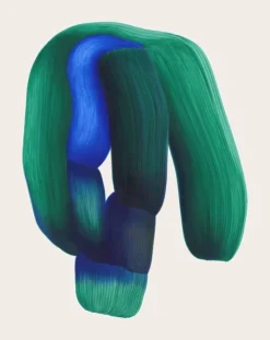 The Wrong Shop Décoration Murale, Papier-Peint-Drawing 19 Ronan Bouroullec Vert émeraude