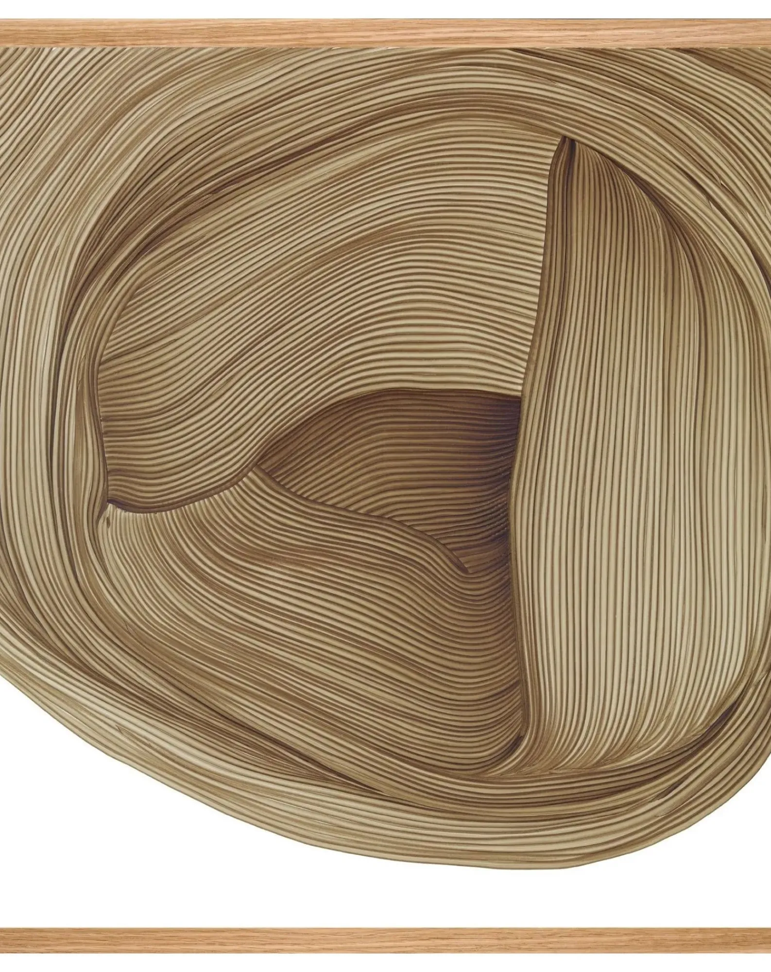 The Wrong Shop Décoration Murale, Papier-Peint-Drawing 5 Ronan Bouroullec Marron