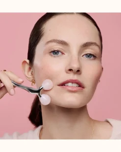 Holidermie Soins Du Corps-DuoRoller Face in Rose Quartz Non teinté
