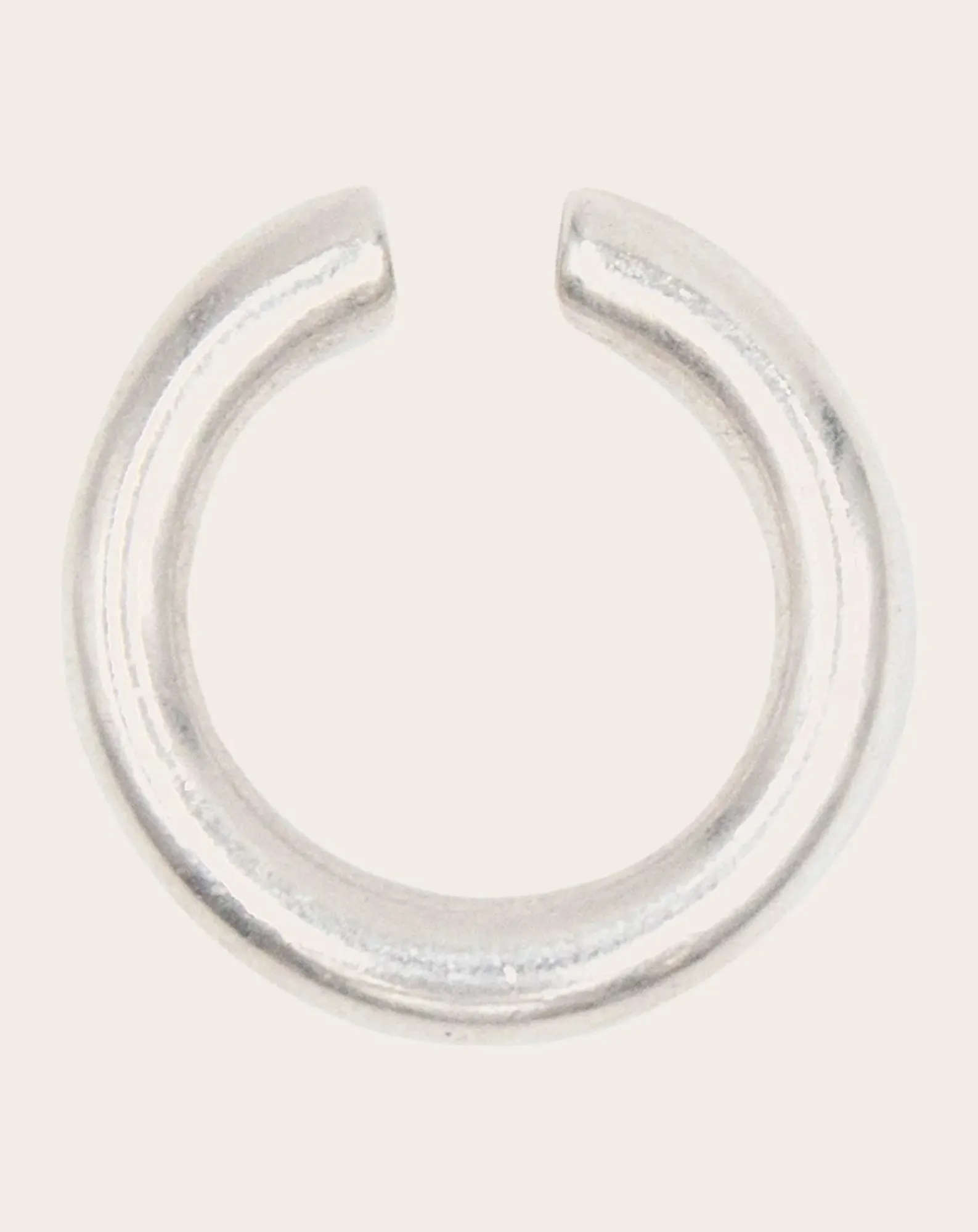 Sigal Boucles D'Oreilles-Earcuff Hoop Argenté