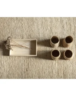 Nanimarquina Tapis-Earth Jute Rug, Ariadna Miquel Crème