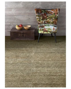 Nanimarquina Tapis-Earth Jute Rug, Ariadna Miquel Vert kaki
