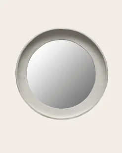 Serax Miroirs-Earth papier-mâché mirror, Marie Michielssen Blanc