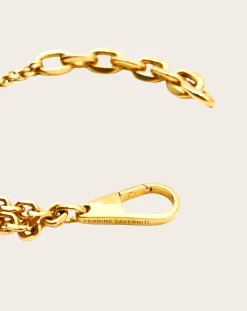 Perrine Taverniti Colliers-Edgar Double Chain Necklace Doré