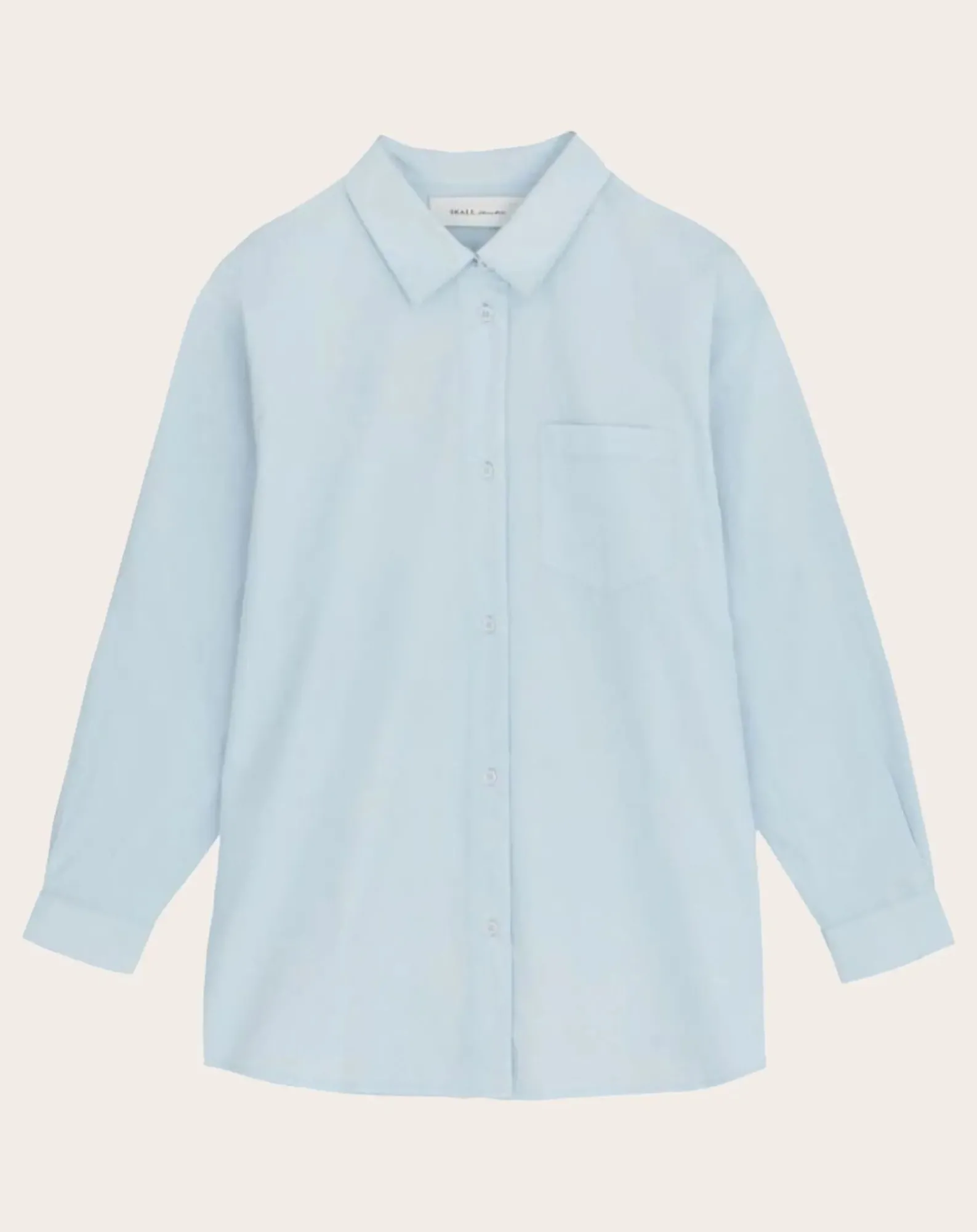 Skall Studio Blouses, Chemises-Edgar organic cotton shirt Bleu Clair