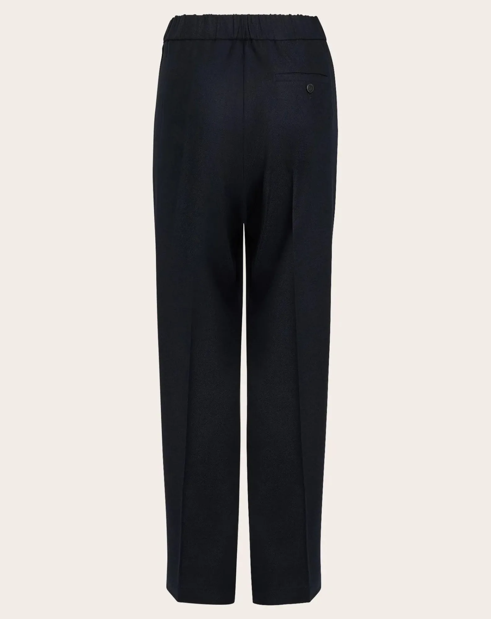 Pomandère Pantalons, Jeans-Elasticated Flannel Pants Bleu marine