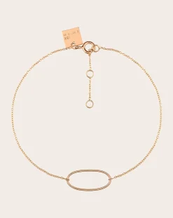 Ginette NY Bracelets-Ellipse bracelet Or rose
