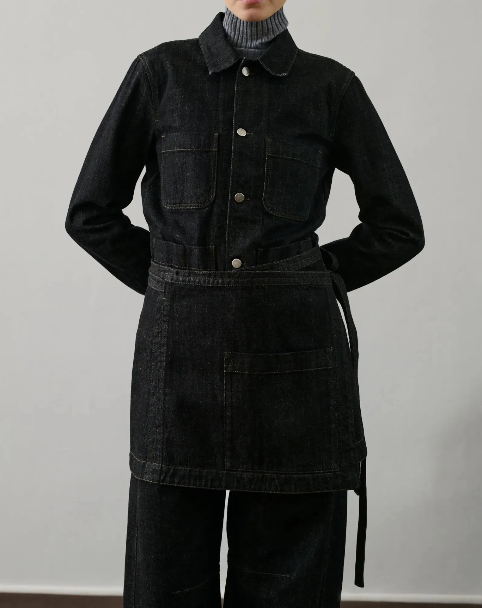 Soeur Robes, Jupes-Eloise skirt Denim brut