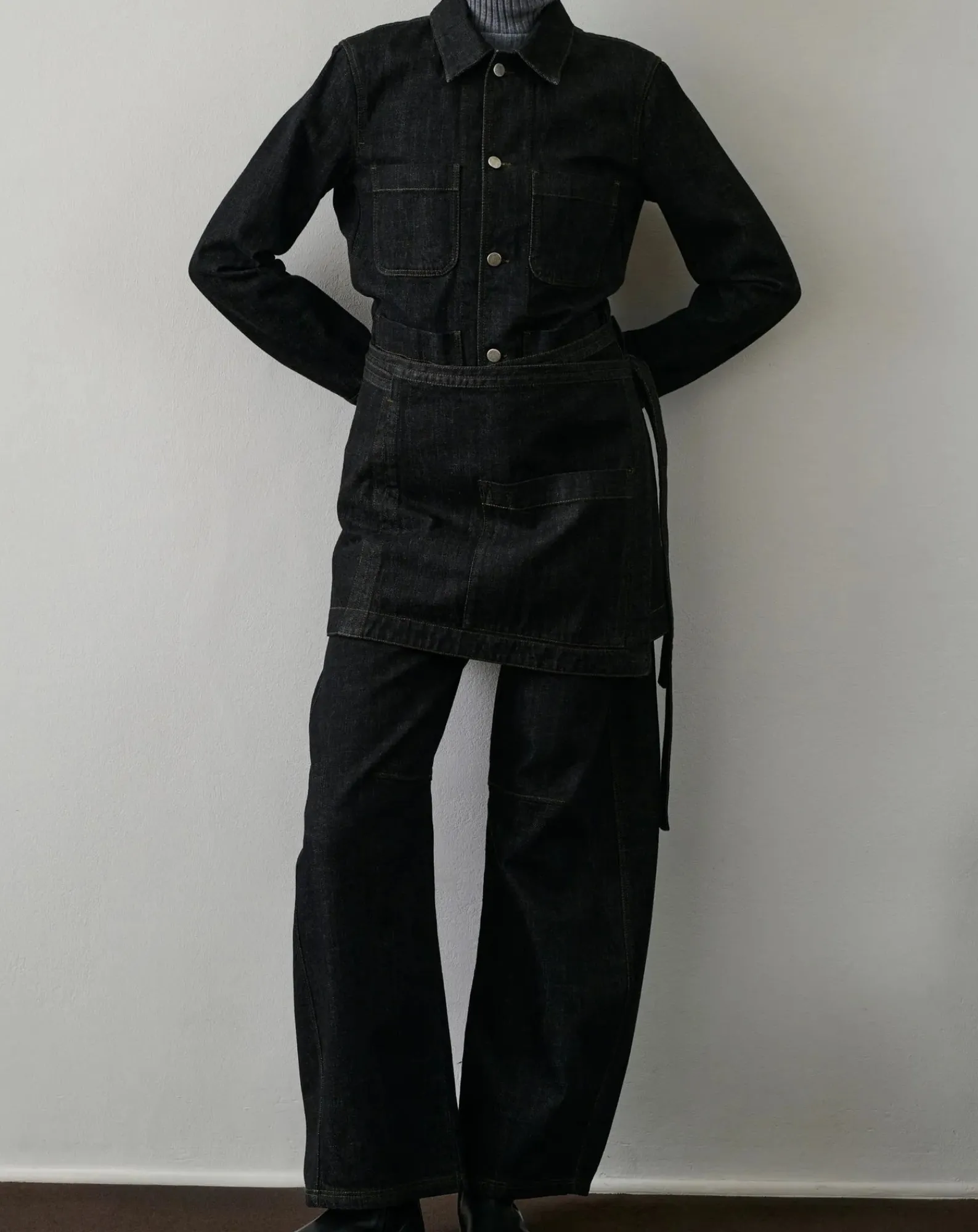 Soeur Robes, Jupes-Eloise skirt Denim brut